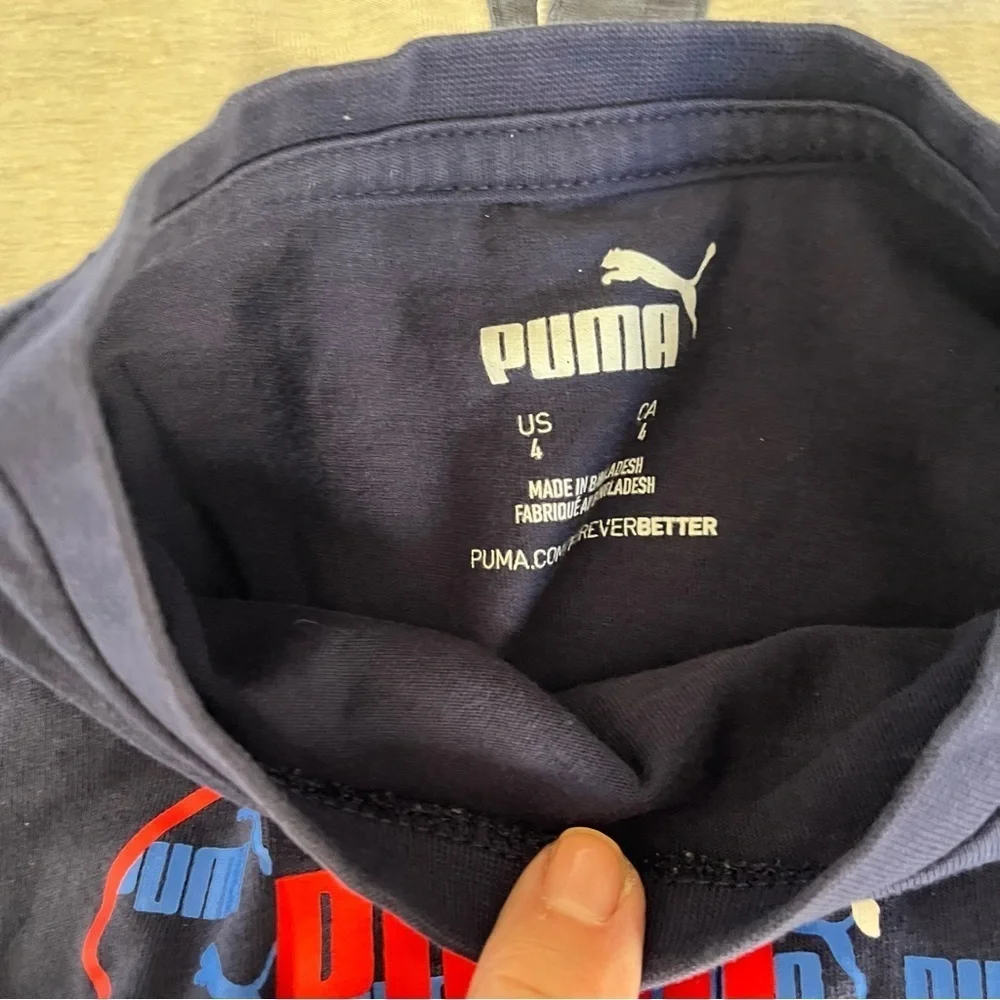 Lot 6 Boys 4-5T Bluey Shirt Short, Tommy Bahama Shirt Sho, Puma & Disney T-shirt
